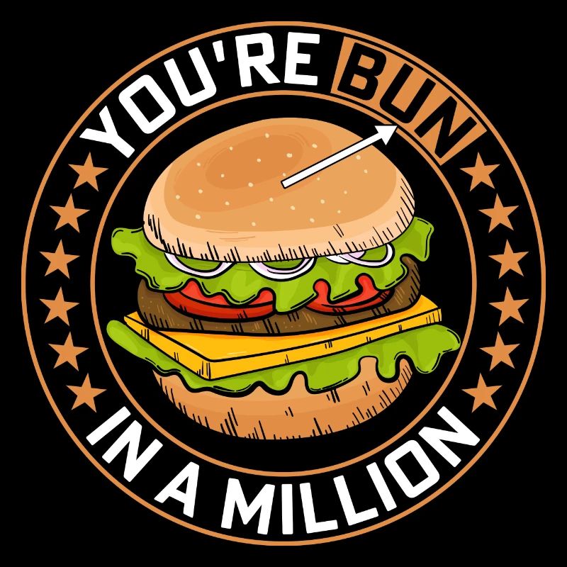 Vous êtes Bun Dans Un Million De Petits Pains À La Viande Nourriture Hamburger