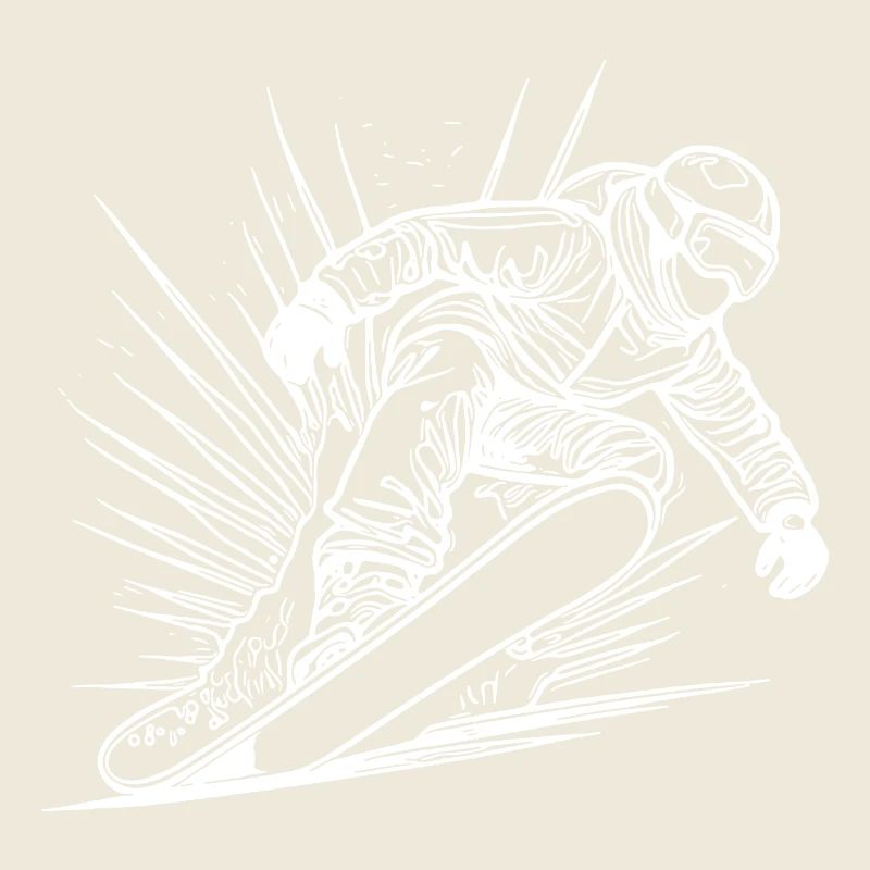 Style de snowboard Mouvement de snowboard impressionnant