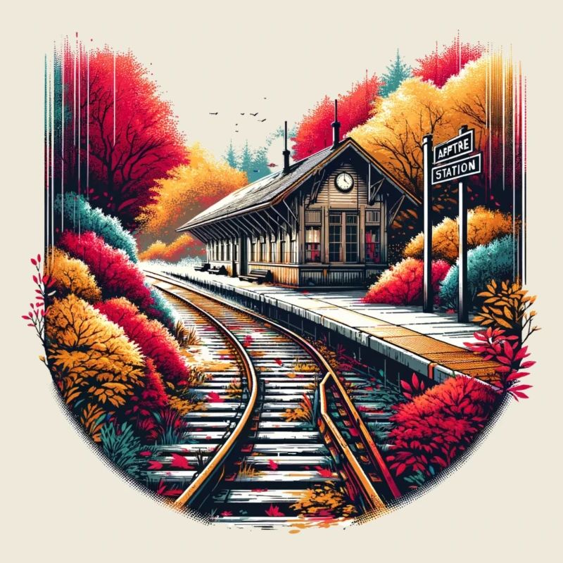 Die verlassene Herbststation