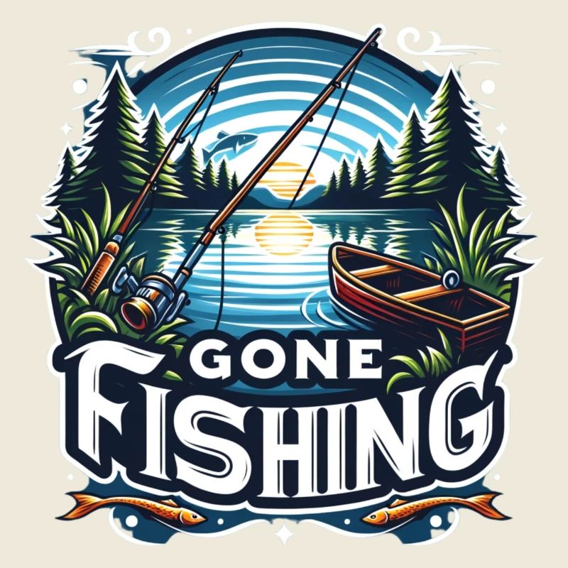 "Gone Fishing" - ruhiges Seedesign