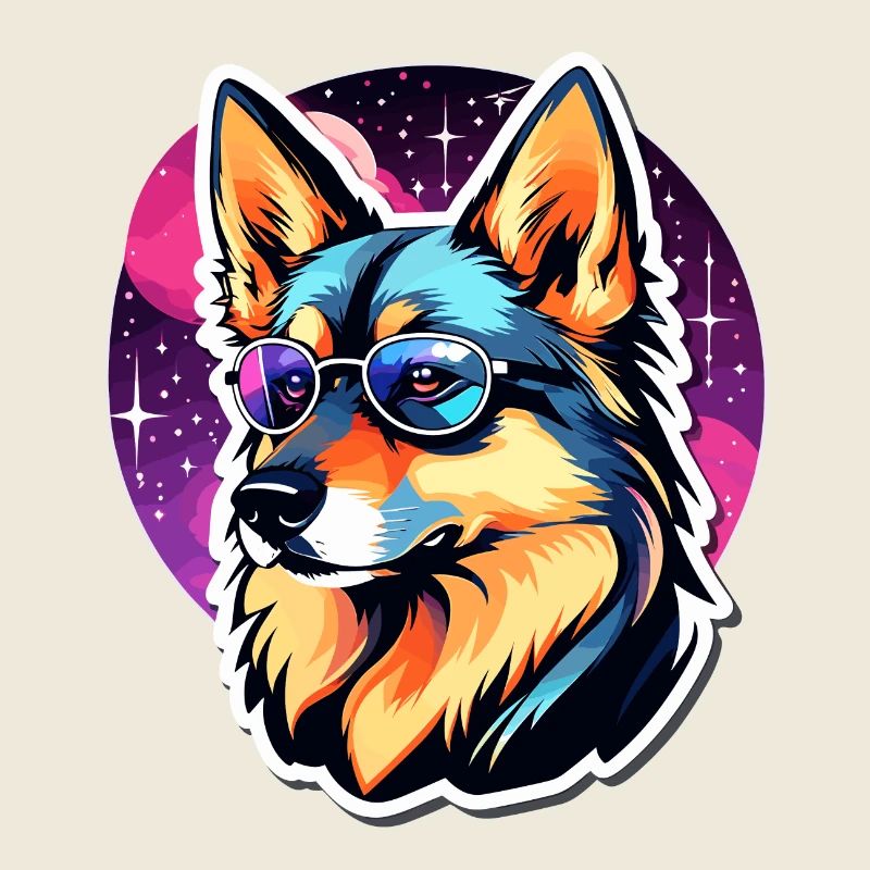 German Shepherd Illustration