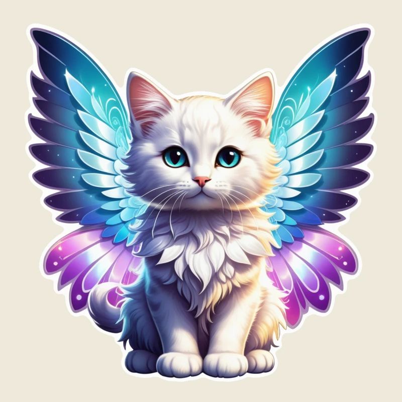chat avec des ailes