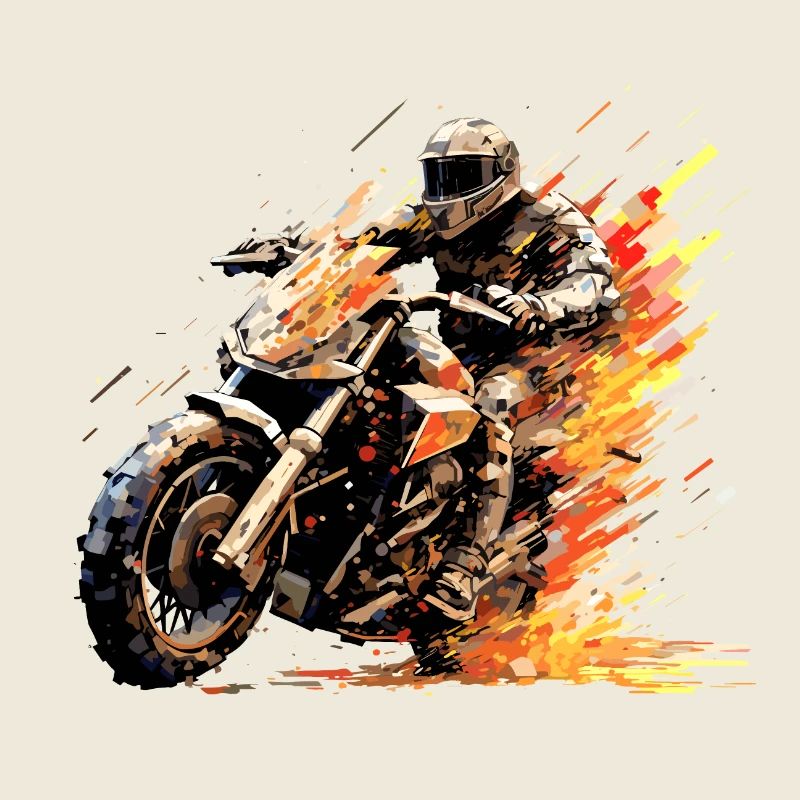 Moto Racing Fast Speed Competition Abstract