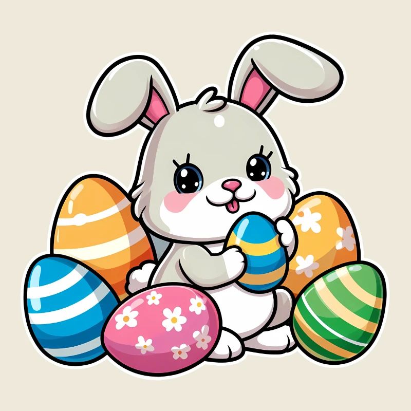 Lapin au gros œuf