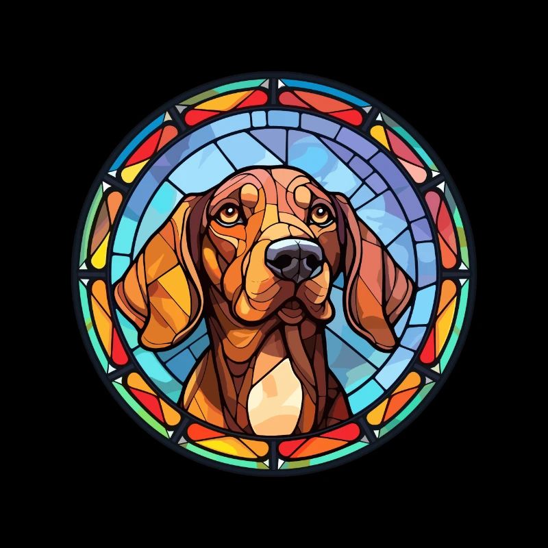 Deutscher Jagdhund Rasse Buntes Glas