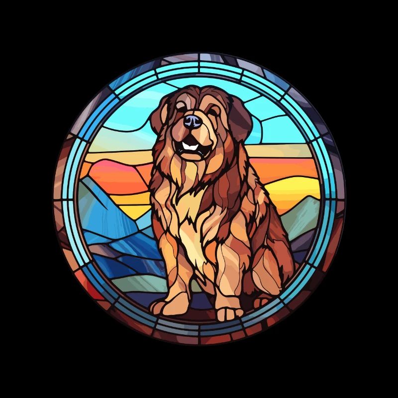 Estrela Sennenhund Rasse Buntes Glas