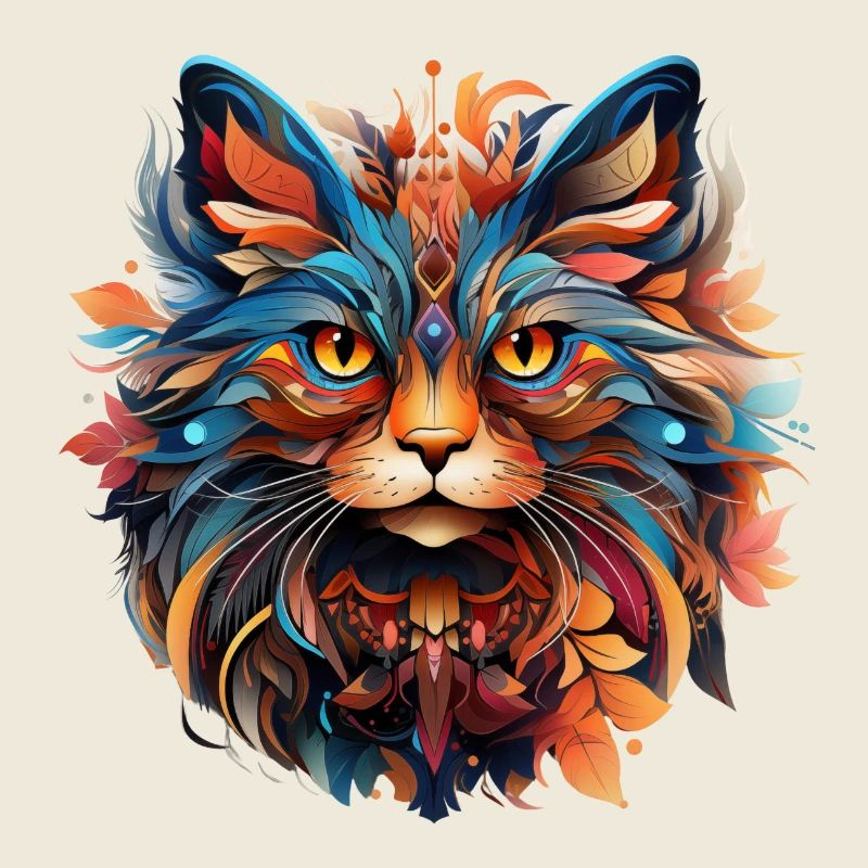 Cat Colorful