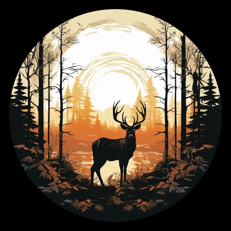 Chevreuil dans la forêt