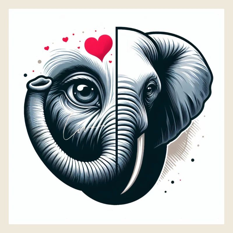 Amour d’éléphant