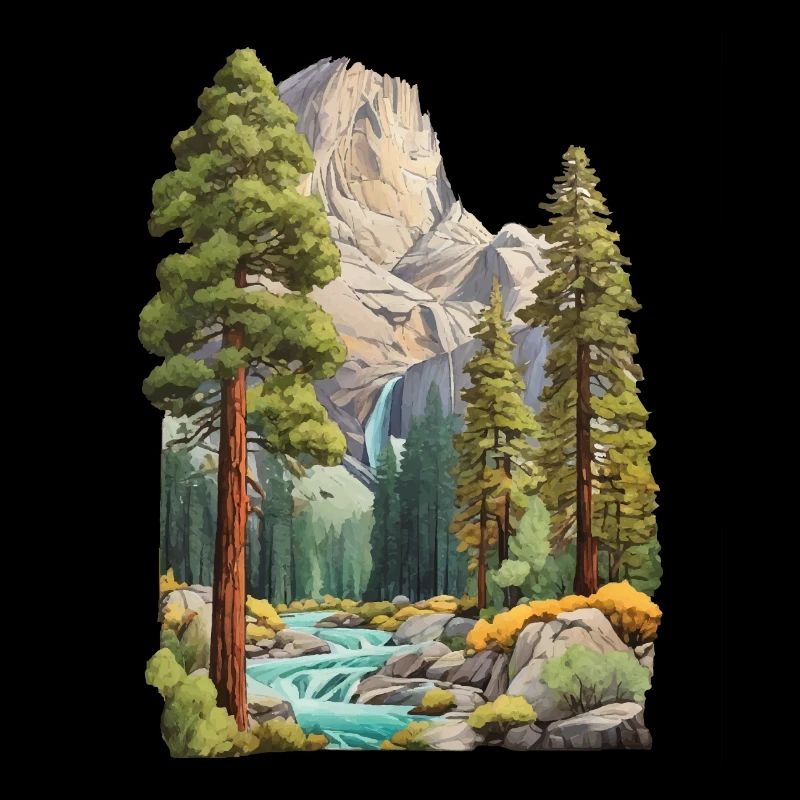Wonderful beautiful mountain scenery