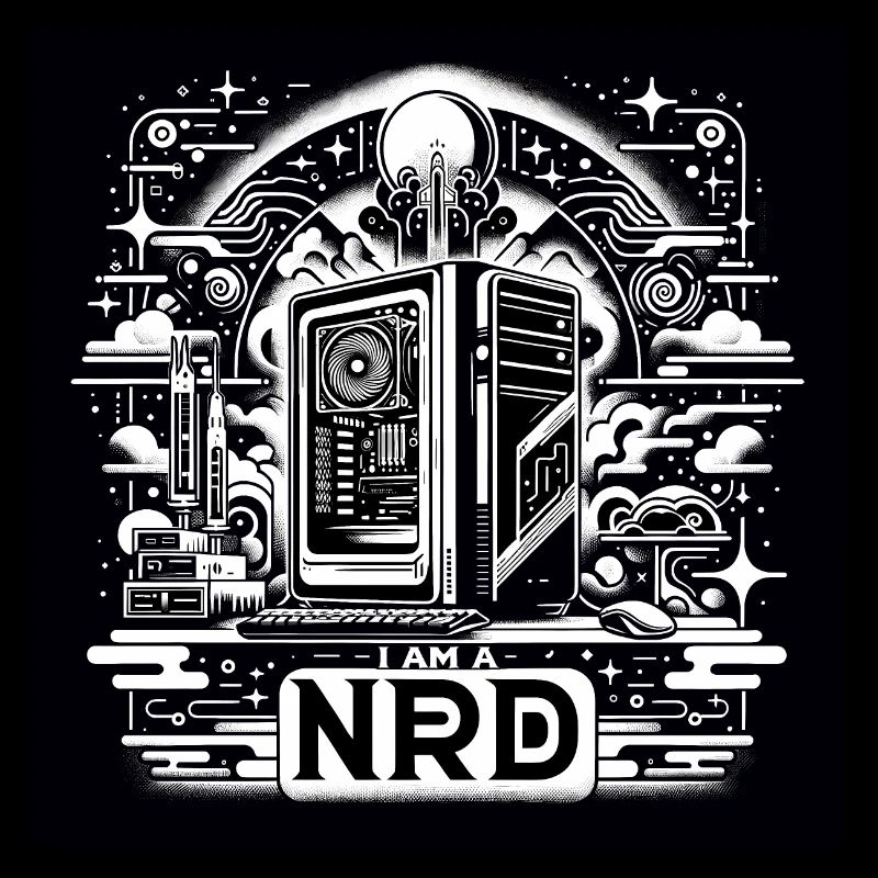 Nerd Stolz Black&White