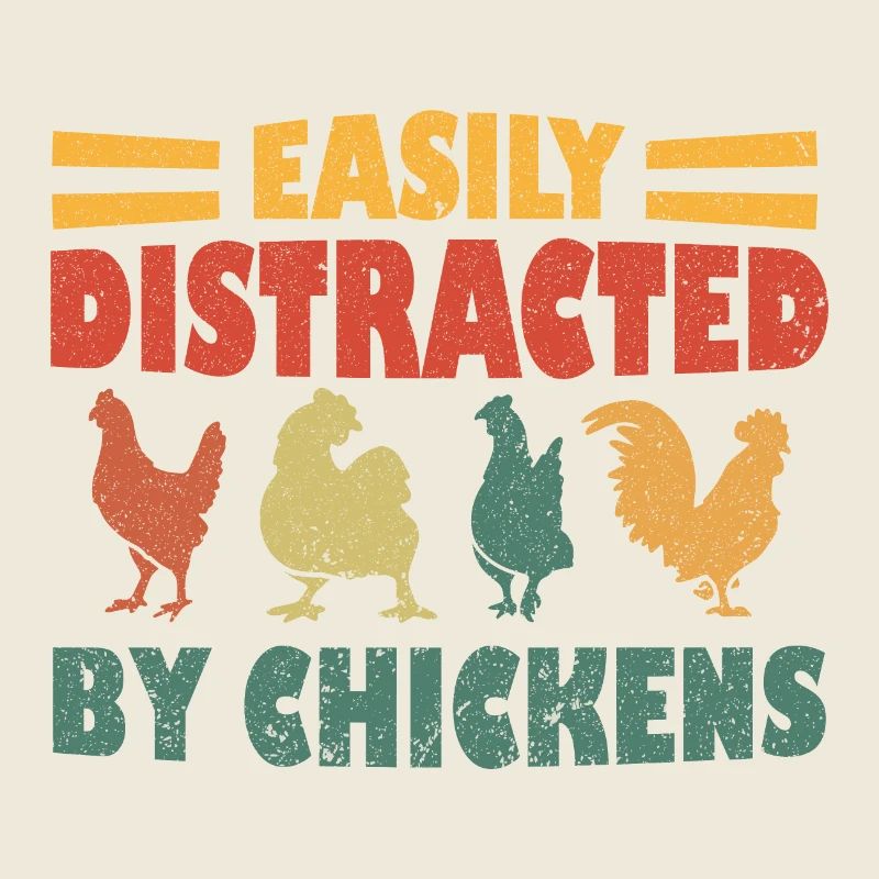 Facilement distrait par les poulets