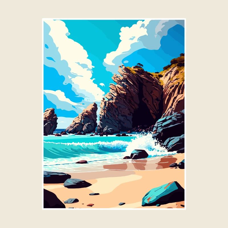 Pfeiffer Beach California Pfeifferart Souvenir