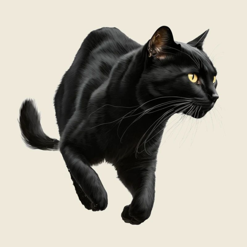 , Black Cat, Cat Picture
