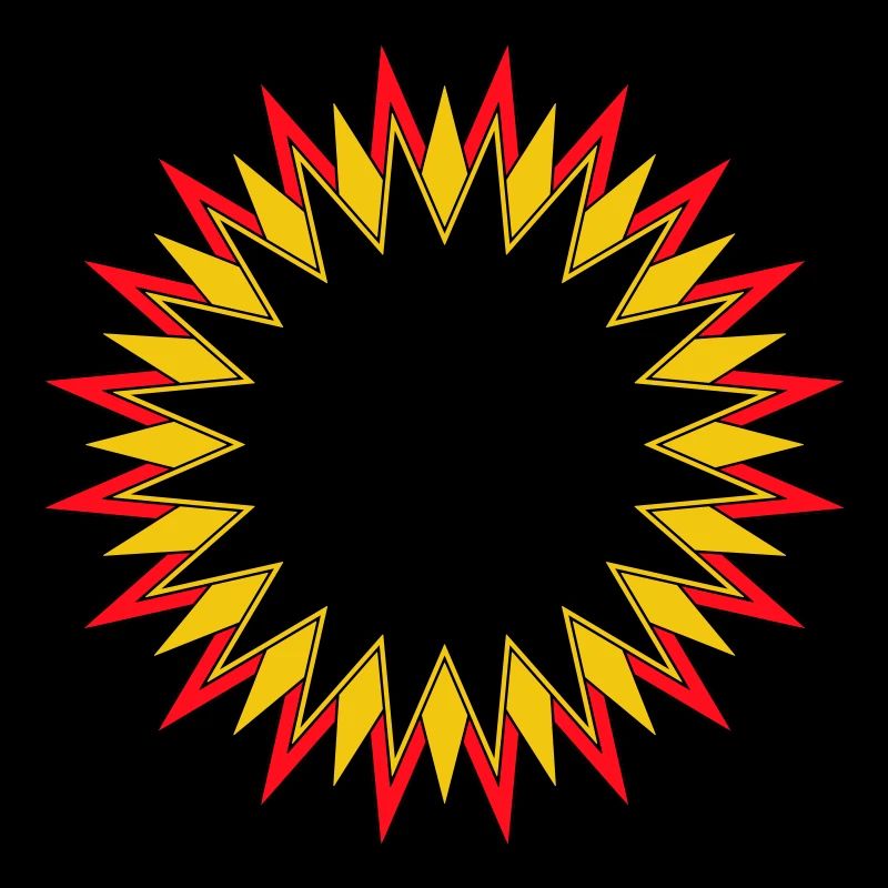 Explosion de vente rouge orange et jaune