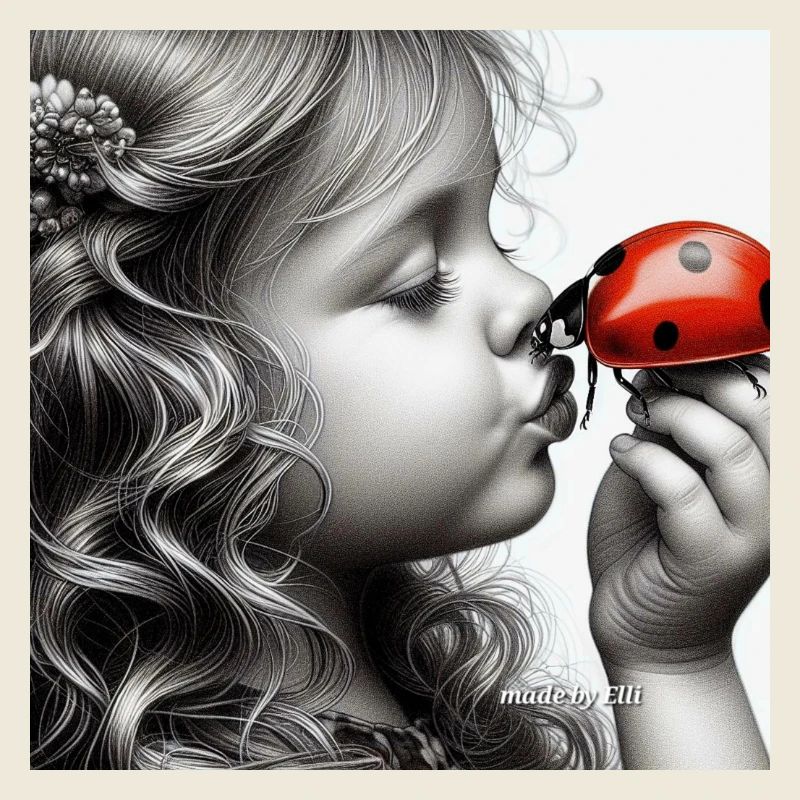 Respect Nature ... Ladybug Child