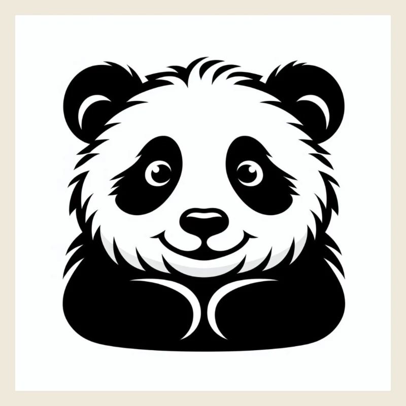 Fröhlicher Pandabär