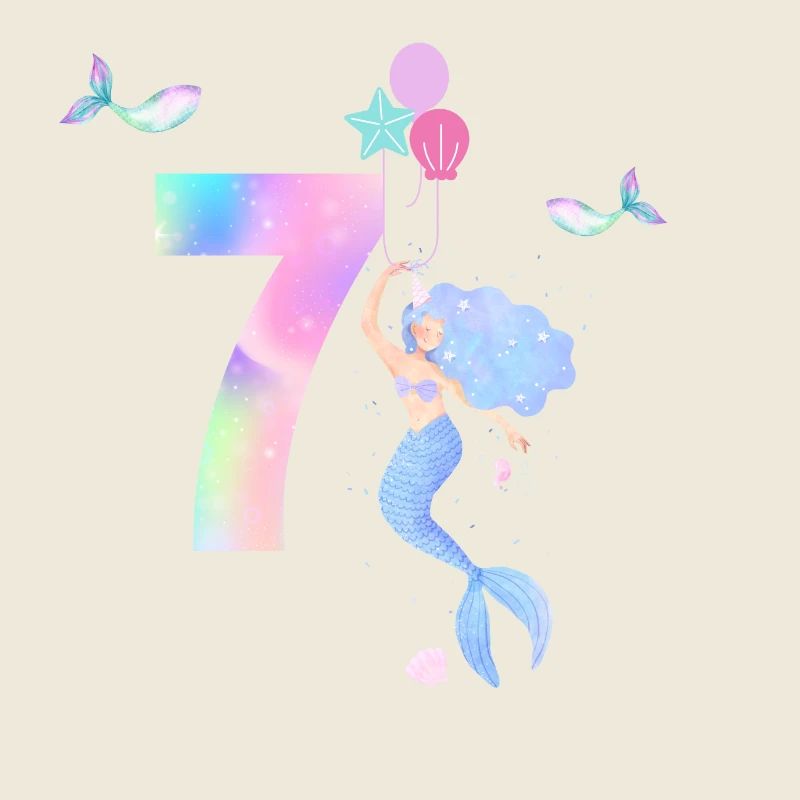 7th Anniversary Mermaid