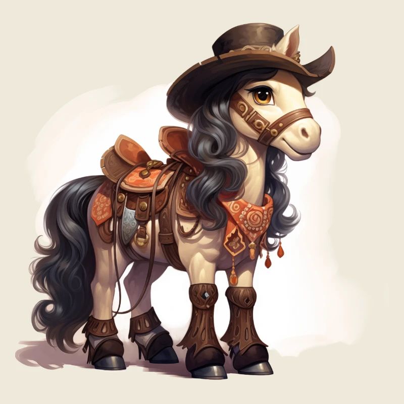 Kraftvolles Westernpony