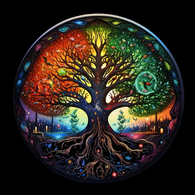 Baum des Lebens Spiritueller Lebensbaum Yggdrasil