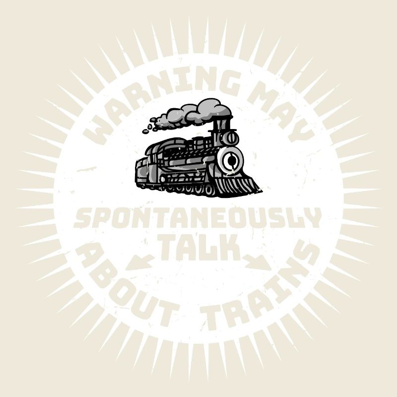 Attention peut parler spontanément de trains Spruch