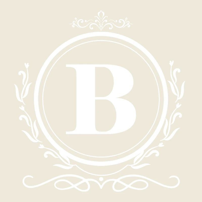 Buchstabe B Dekoration