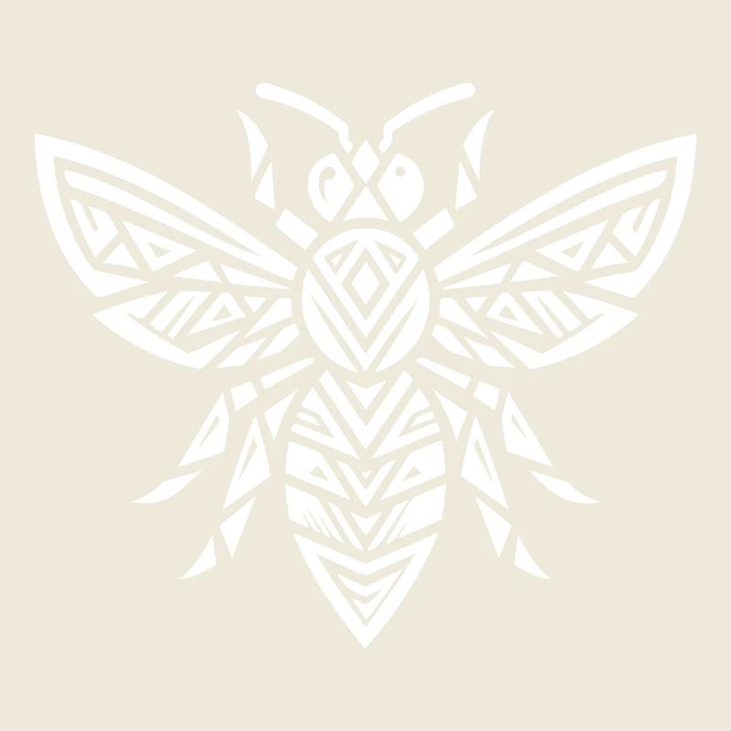 Cute Little Tribal Tattoo Bee