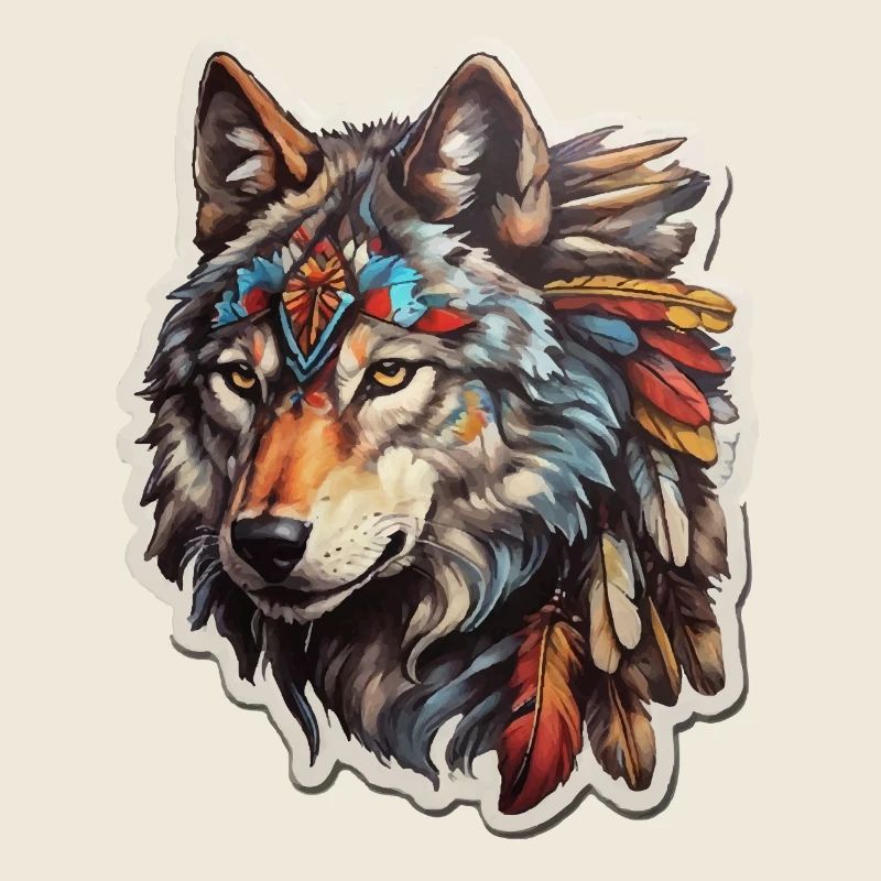 Wolf Indianer