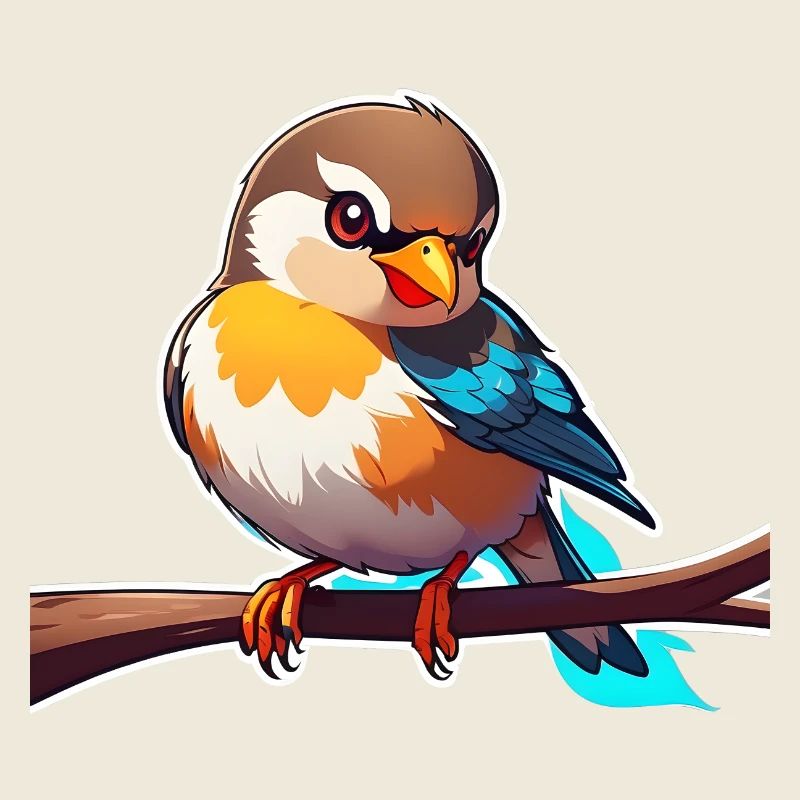 Junger Spatz