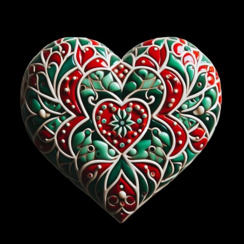 Maroc coeur art mural traditionnel