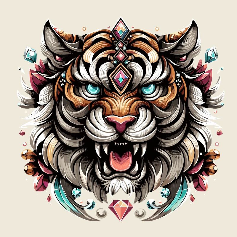 Tiger-Edelstein-Majestät