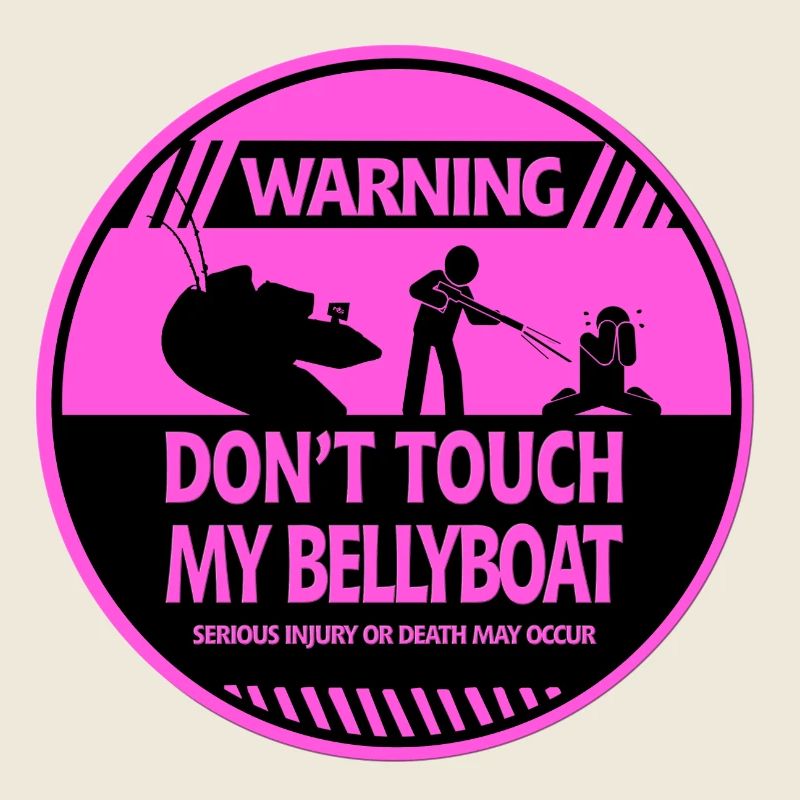 Bellyboat warning