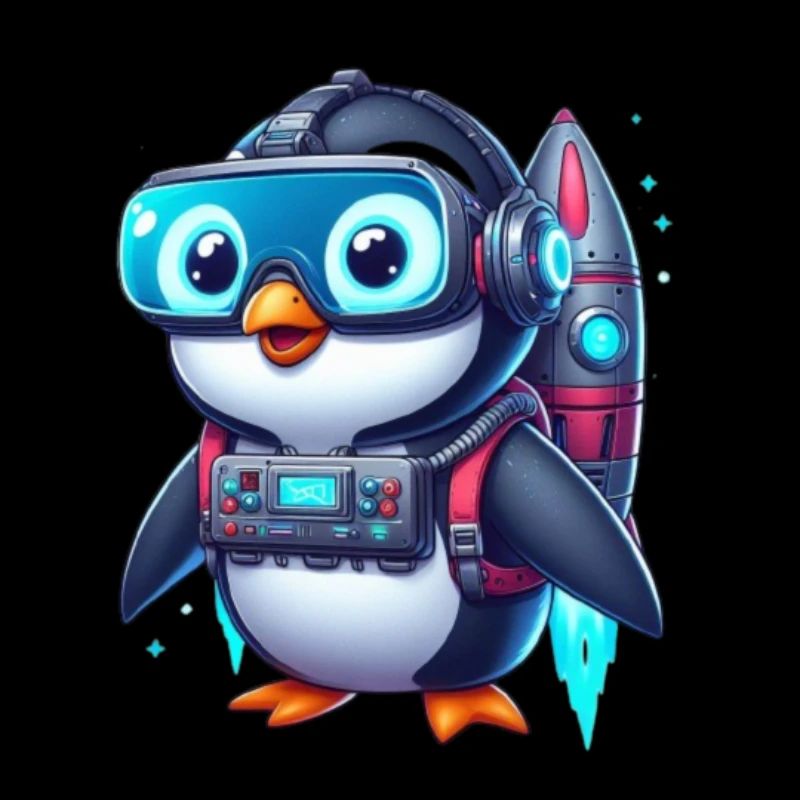 Futuristic Penguin 1