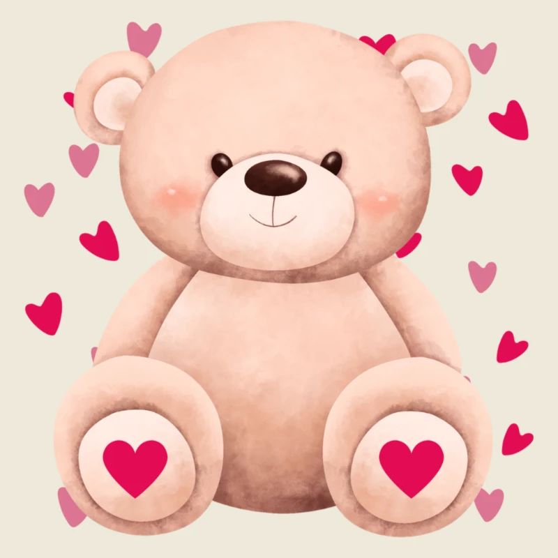 Cute cuddly bear