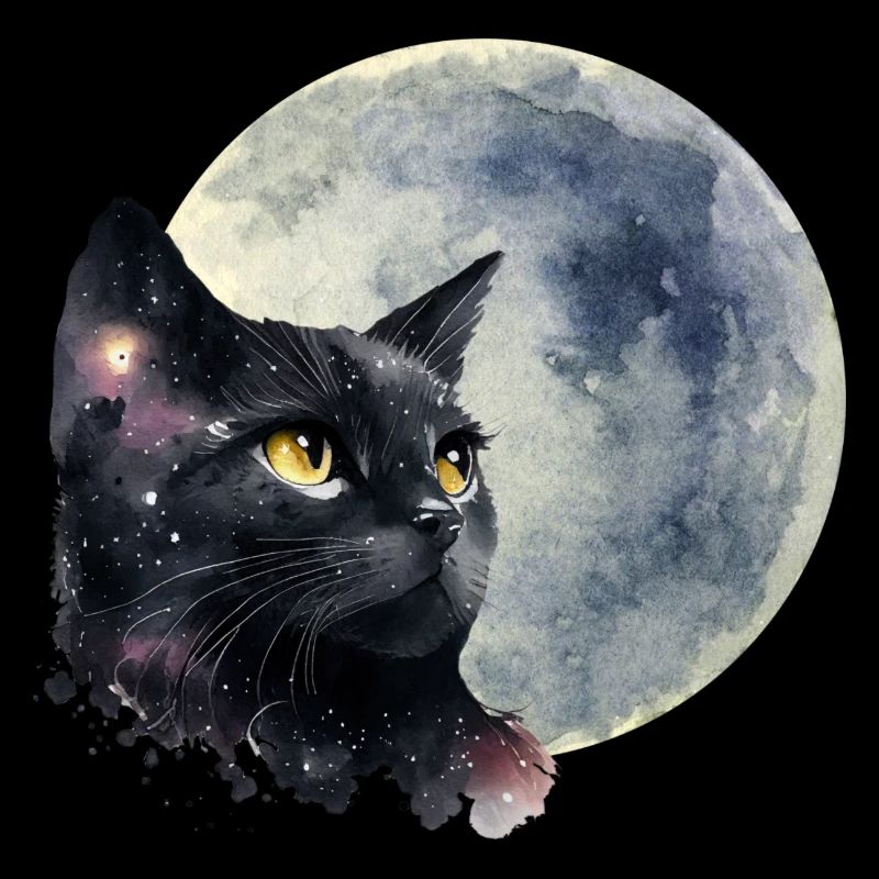 Chat de la lune