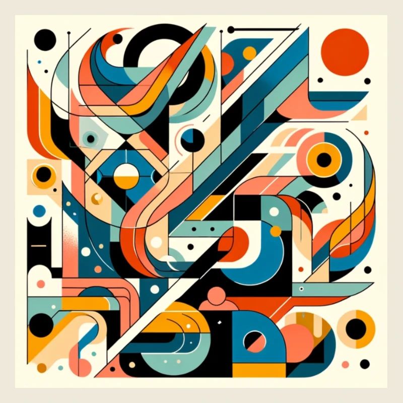 Abstraktes Kunstwerk