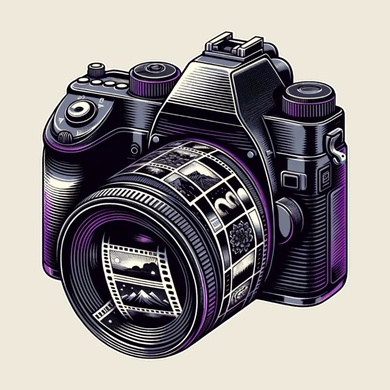Nostalgic photo camera