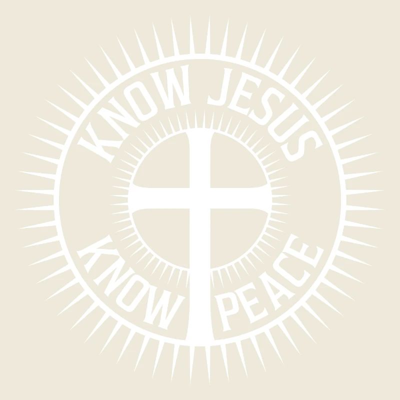 Know Jesus Know Peace No Hate Christian Bible Love