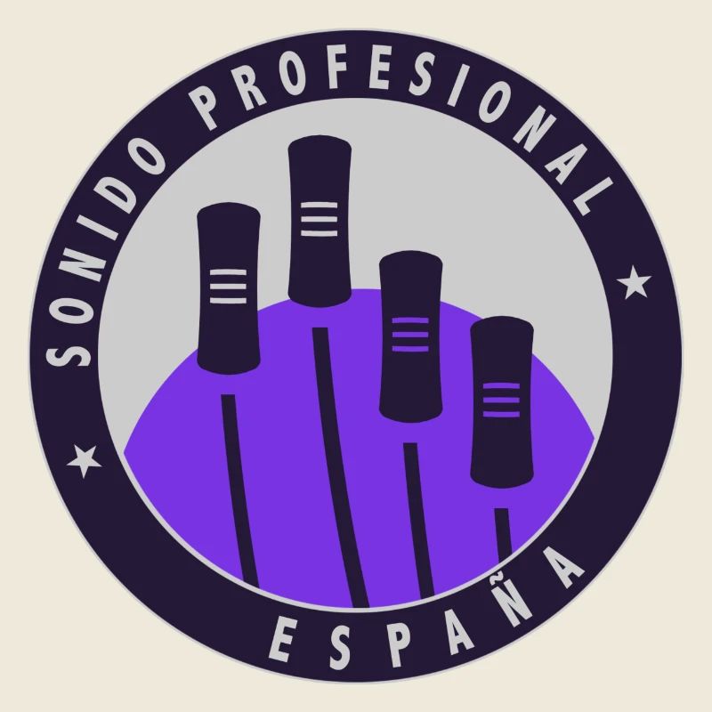 Logo with gray background.