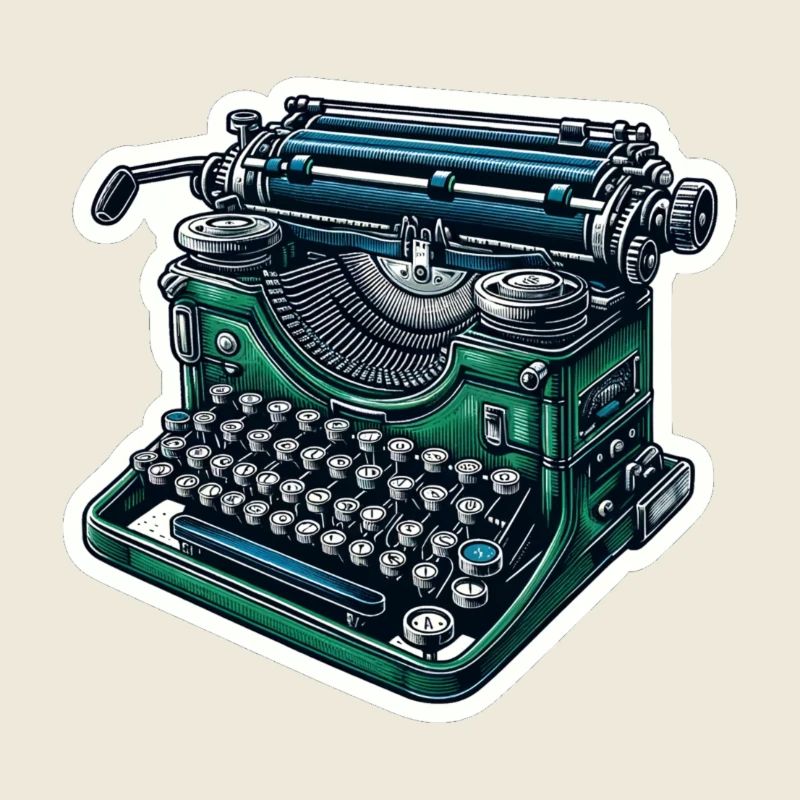 Old typewriter