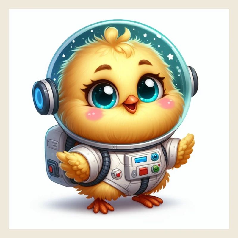 Space Chick La jolie nana dans la combinaison spatiale