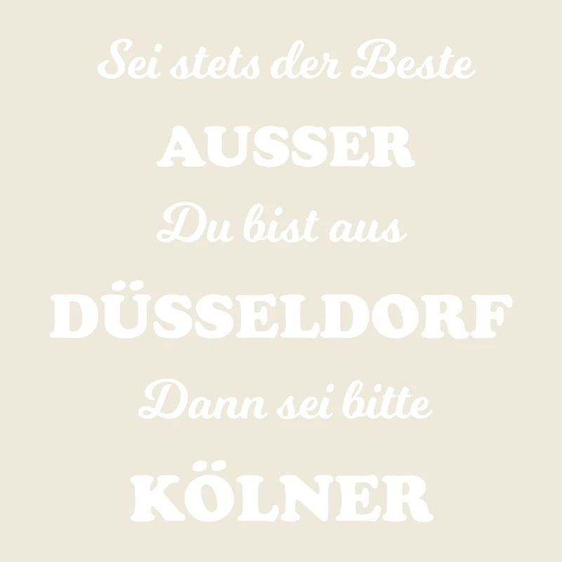 Die Kölner und Düsseldorfer