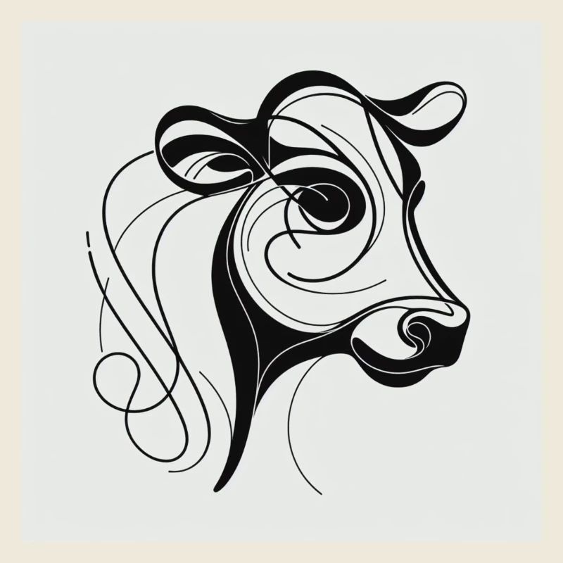 Cow Drawn