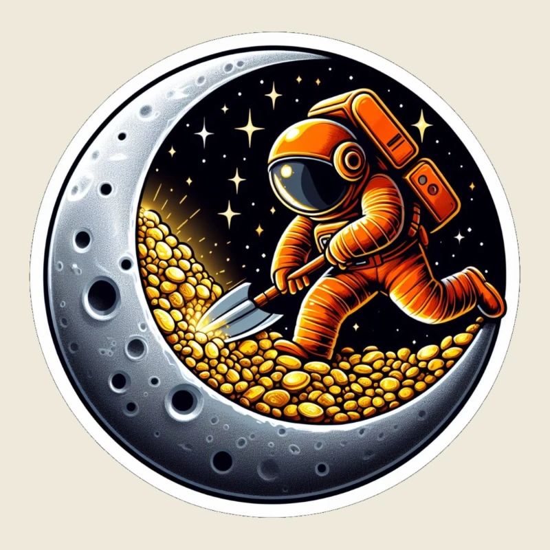 Raumfahrer Goldgräber
