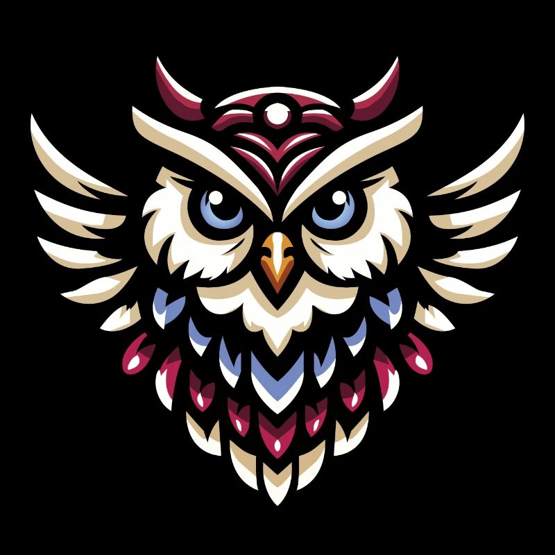 Coole fliegende Eule