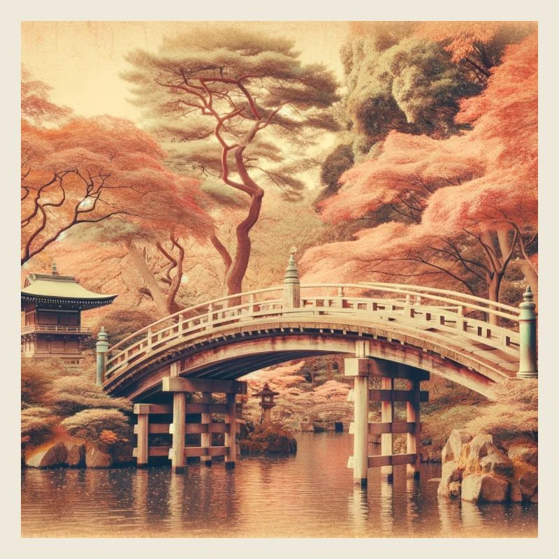 Japan Vintage Brücke