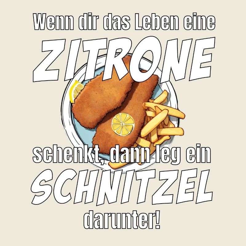 Schnitzel und Zitrone