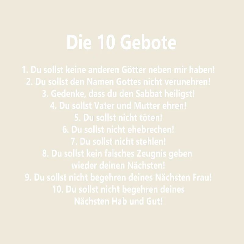 10 commandements