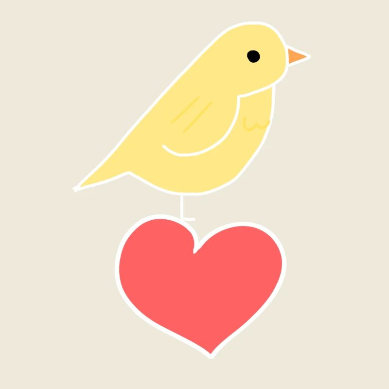 Vogel Tier Herz Liebe Tierliebe