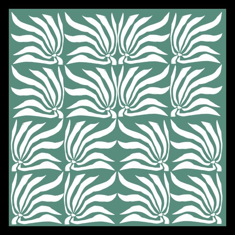 Motif de fleurs géométriques